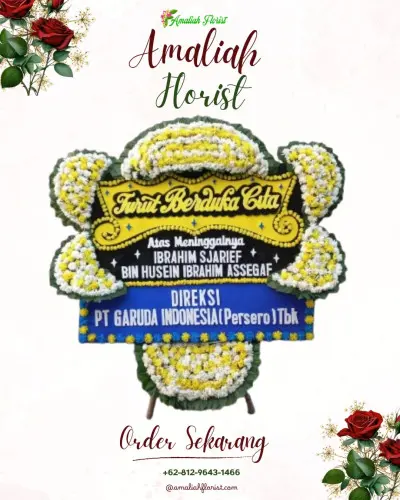Papan Bunga Duka di Bedali